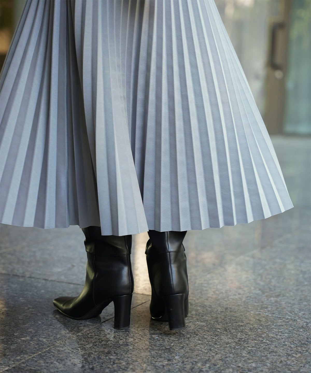 オールシーズン総ゴムベーシック切りっぱなし/ピンクベージュ/ベージュ/グレー/ブラック/M