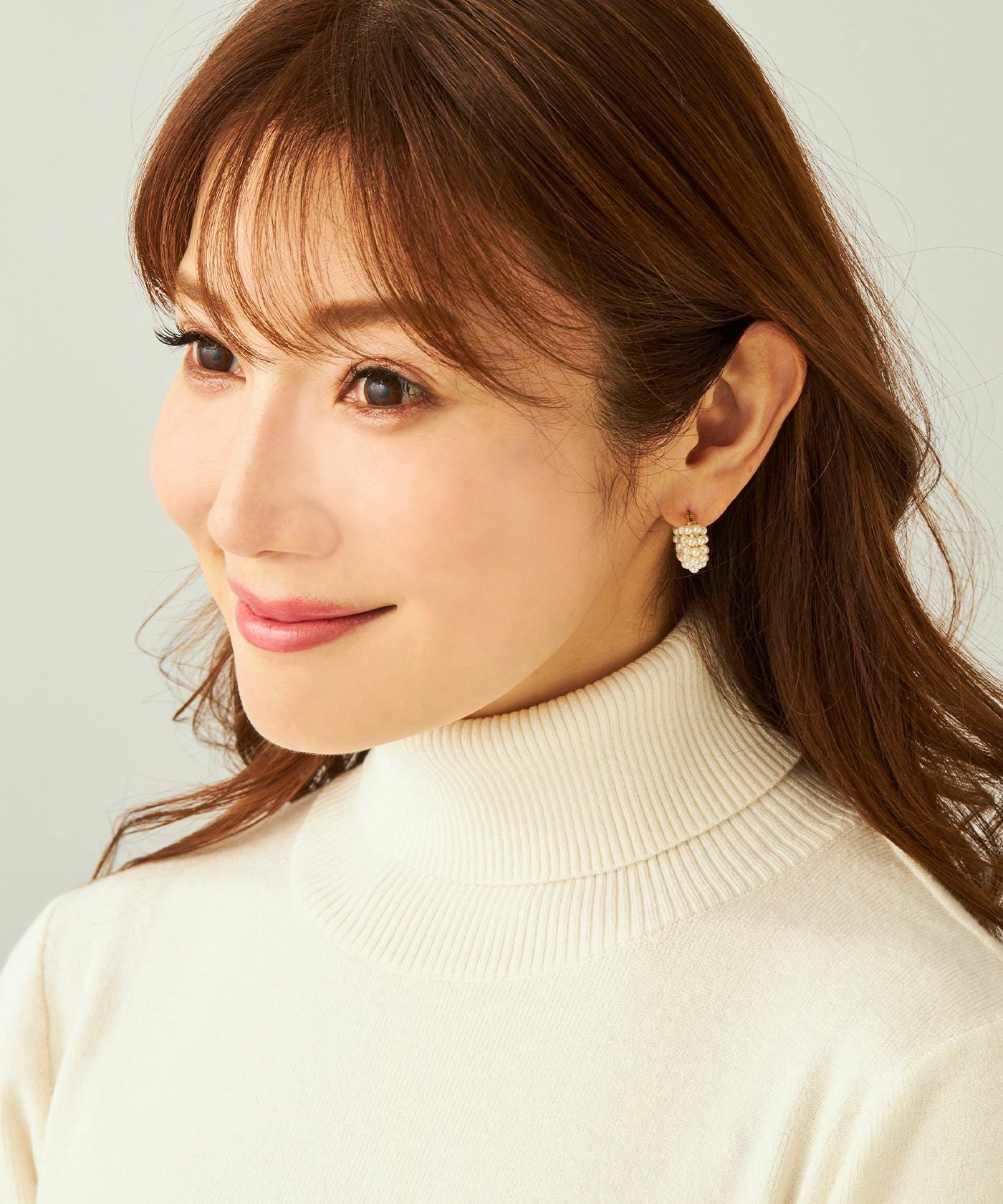 バブル パール フープ ピアス Bubble Pearl Hoop Pierce （Liala） 全1