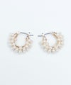 バブル パール フープ ピアス Bubble Pearl Hoop Pierce