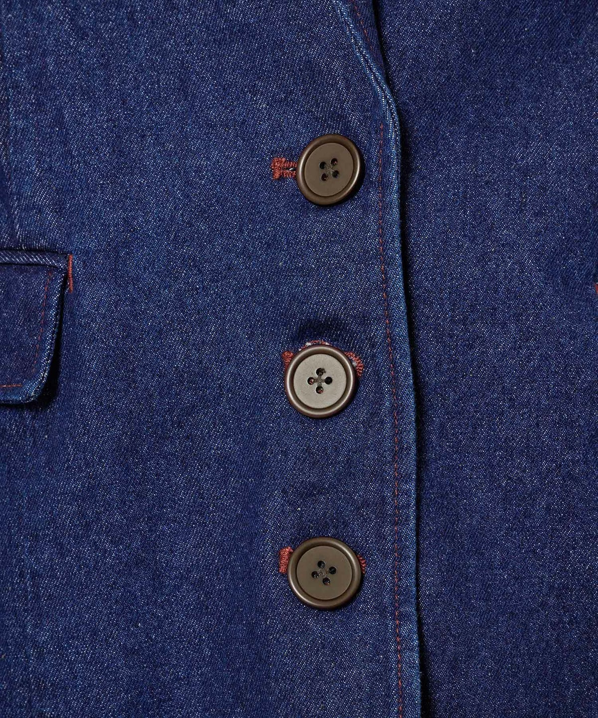 ジャケット/デニム/アウター/インディゴ/サックス