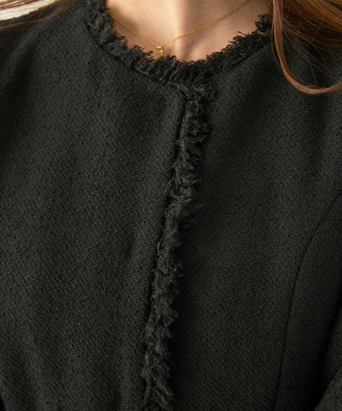 オケージョン 入卒園 セットアップ対応 上品 フォーマル 大人可愛い 襟取り外し ショート丈 S M L ジョイントスペース