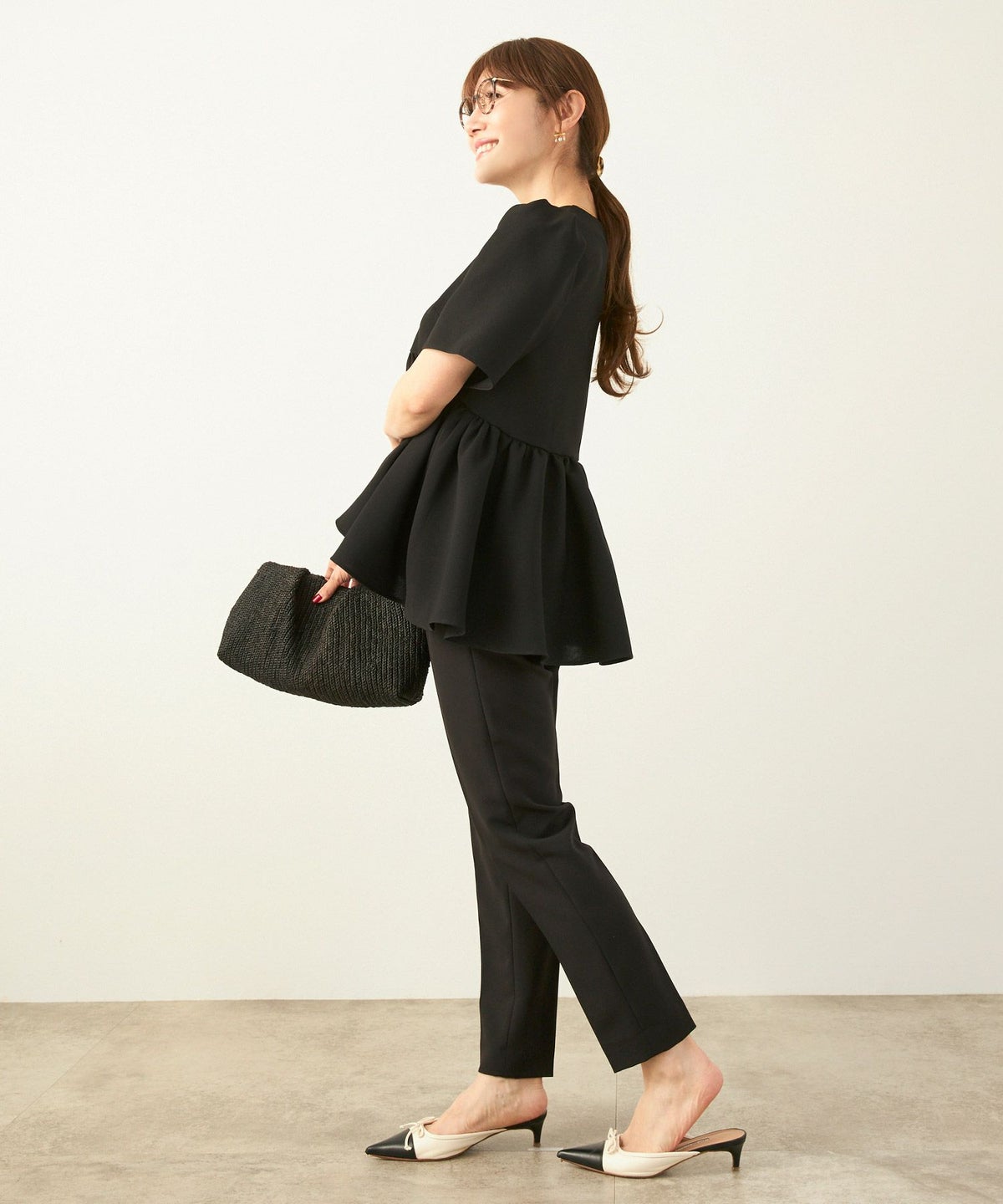 新色追加手洗い可S/M/Lレディース大人女子同窓会入学式卒業式セレモニーオフィスネイビー黒大人美脚ジョイントスペース