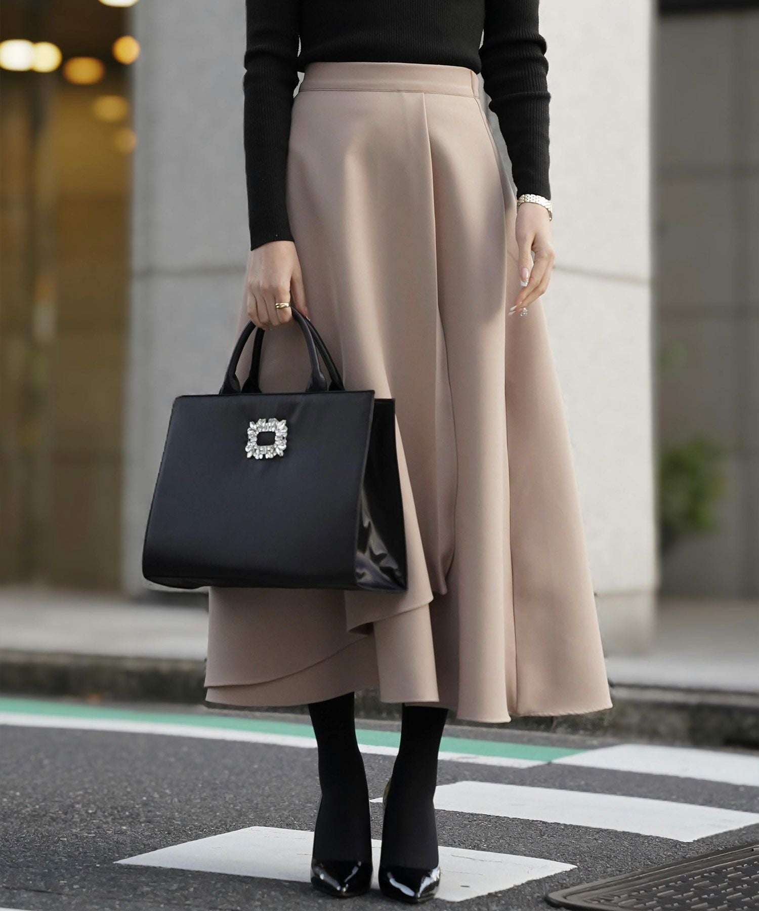 ビジューモチーフ バッグ HUIT 全3色｜hit942-0226【1】 - トート