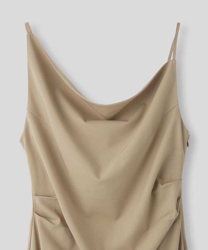 アシンメトリー ドレープ キャミ ワンピース KINO THE KEI