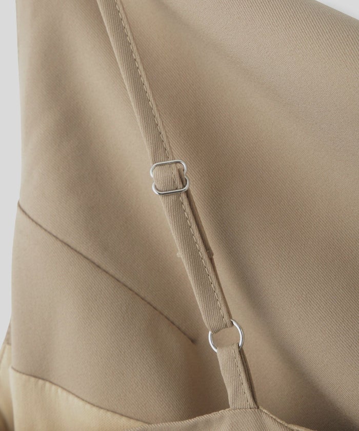 アシンメトリー ドレープ キャミ ワンピース KINO THE KEI