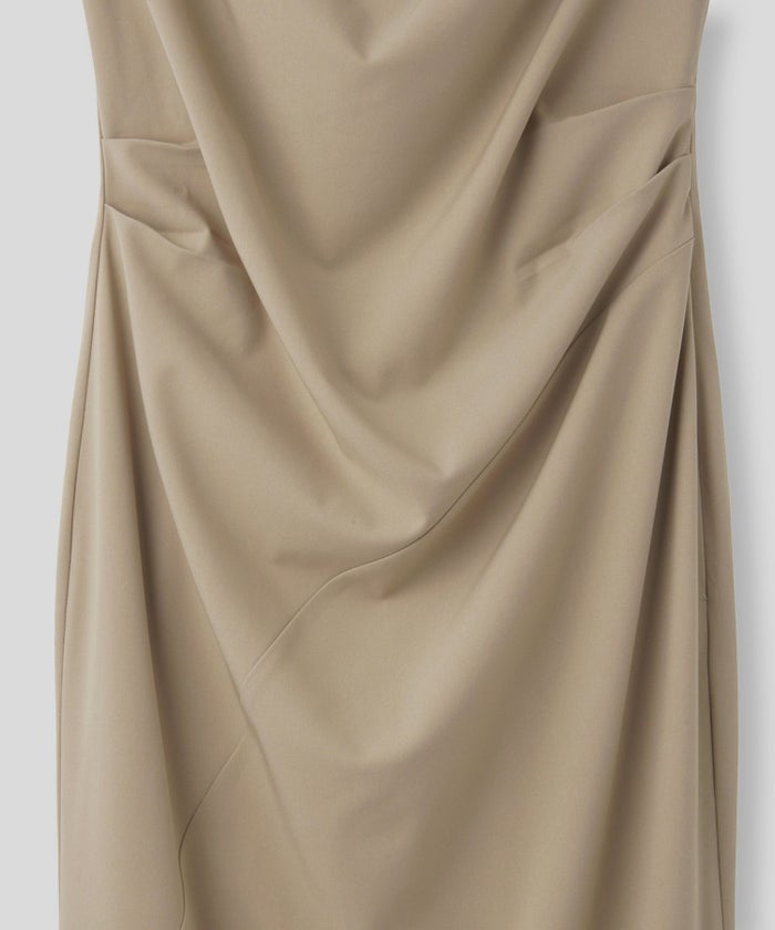 アシンメトリー ドレープ キャミ ワンピース KINO THE KEI