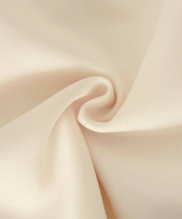 レディース/アウター/トップス/ライトアウター/薄手/カットソー/長袖/フレアスリーブ/ベルスリーブ/バタフライスリーブ/アイボリー/ネイビー/パール/スナップボタン/リボン/グログラン/ミドル丈/コンパクト丈/秋/春/入卒園/オケージョン/授業参観/上品/きれいめ