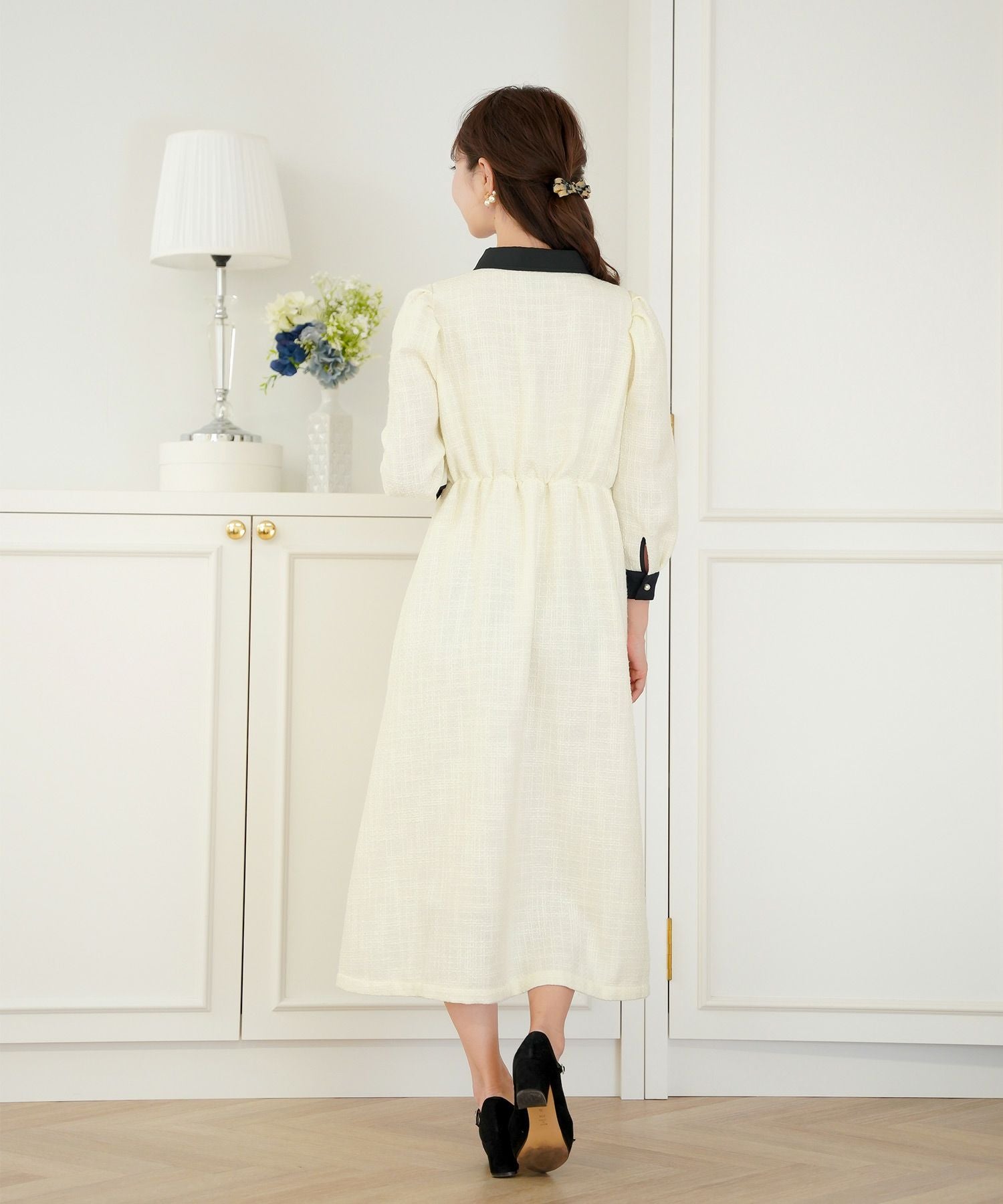 アソート バイカラー シャツワンピース le reve vaniller 全3色