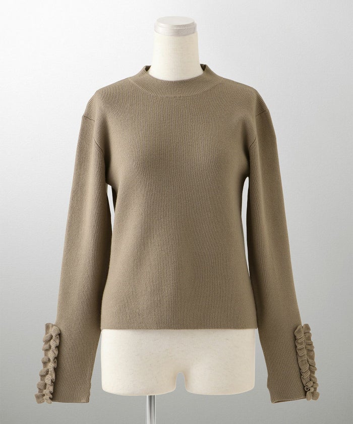 指穴 上品 ベーシック リブニット アームウォーマー トレンド 防寒/アイボリー/ベージュ/グレー/ブラック/M