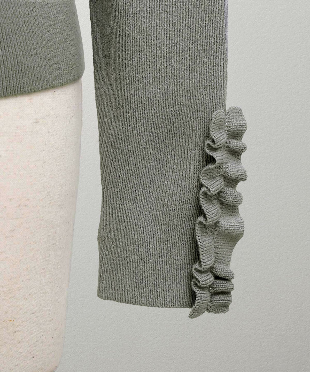 指穴 上品 ベーシック リブニット アームウォーマー トレンド 防寒/アイボリー/ベージュ/グレー/ブラック/M