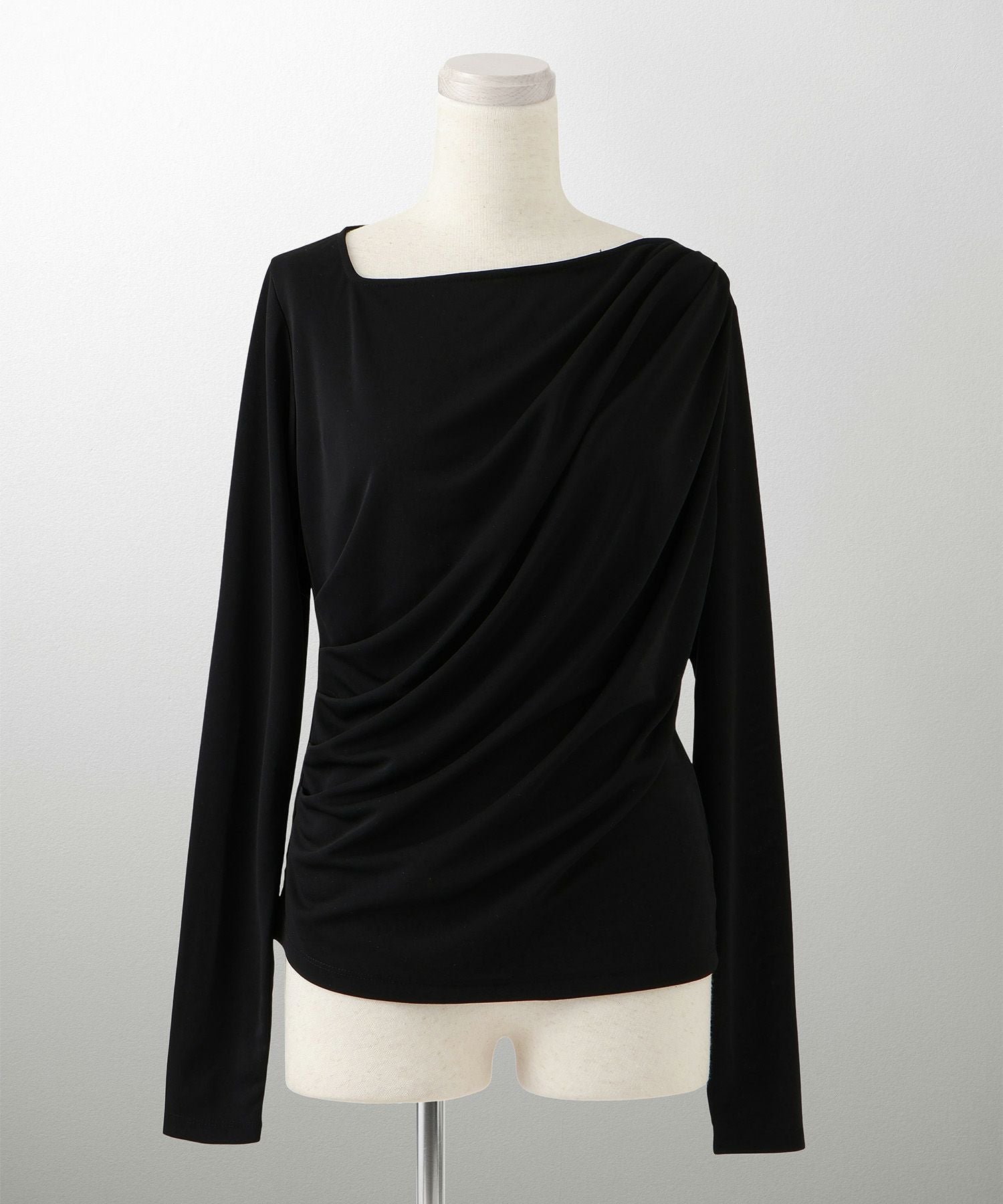 アシンメトリー ドレープ トップス HUIT 全4色｜hit511-0201【1