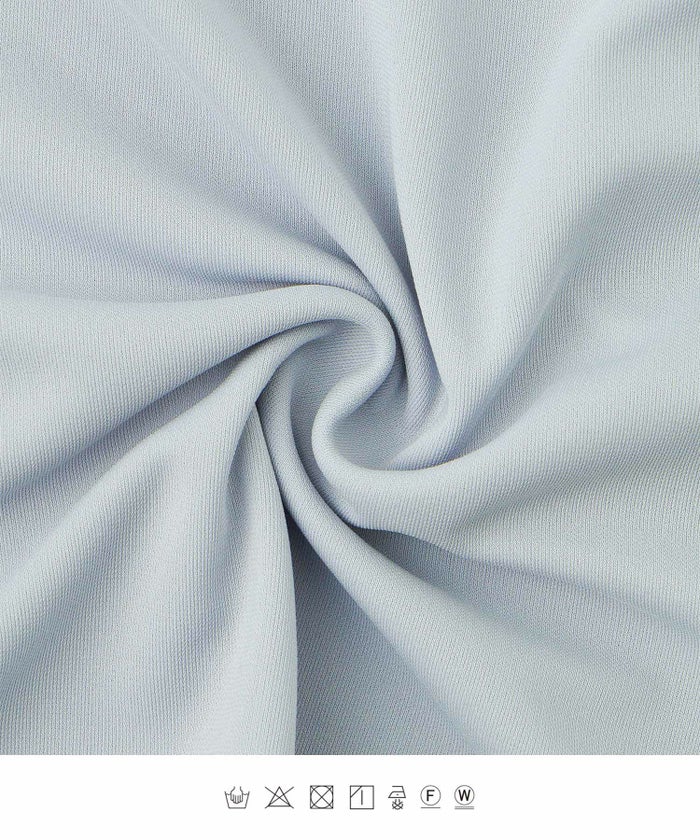 シンプル オフショルダー イージーケア オフィス/アイボリー/ピンク/サックス/ブラック/M