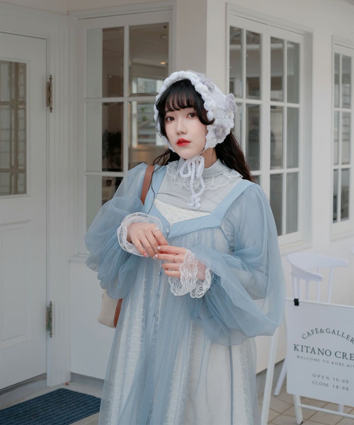 キラキラ ラメリブ ハイネック 冬 シルバーホワイト ブラック/M