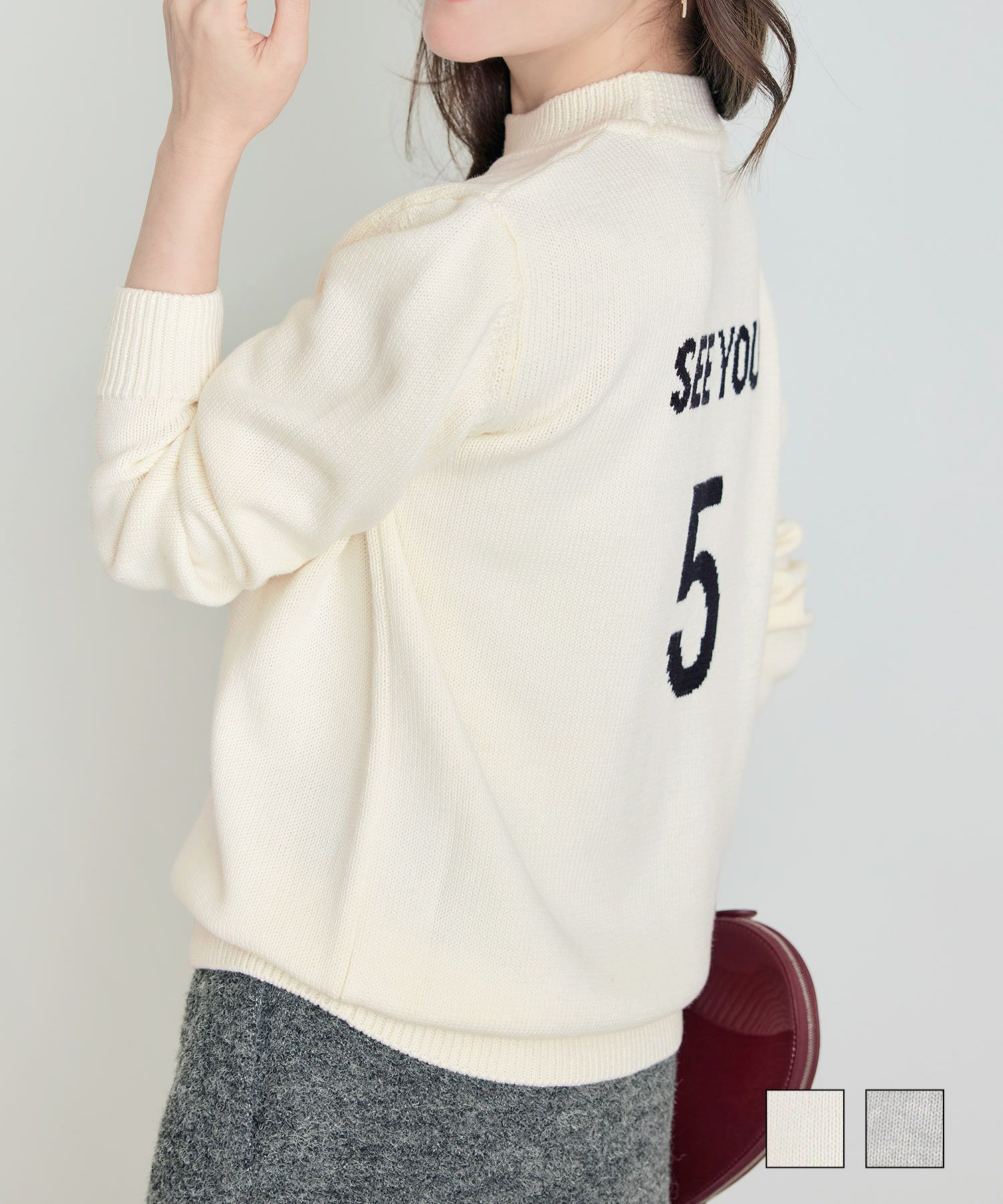 インターシャ ニット