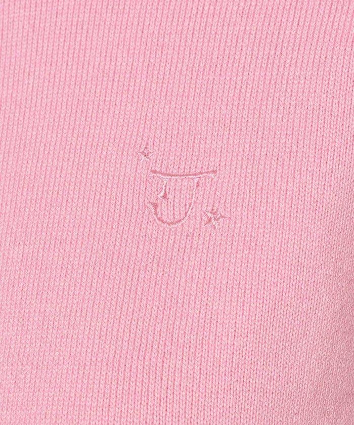 ニット/トップス/エンブレム付き