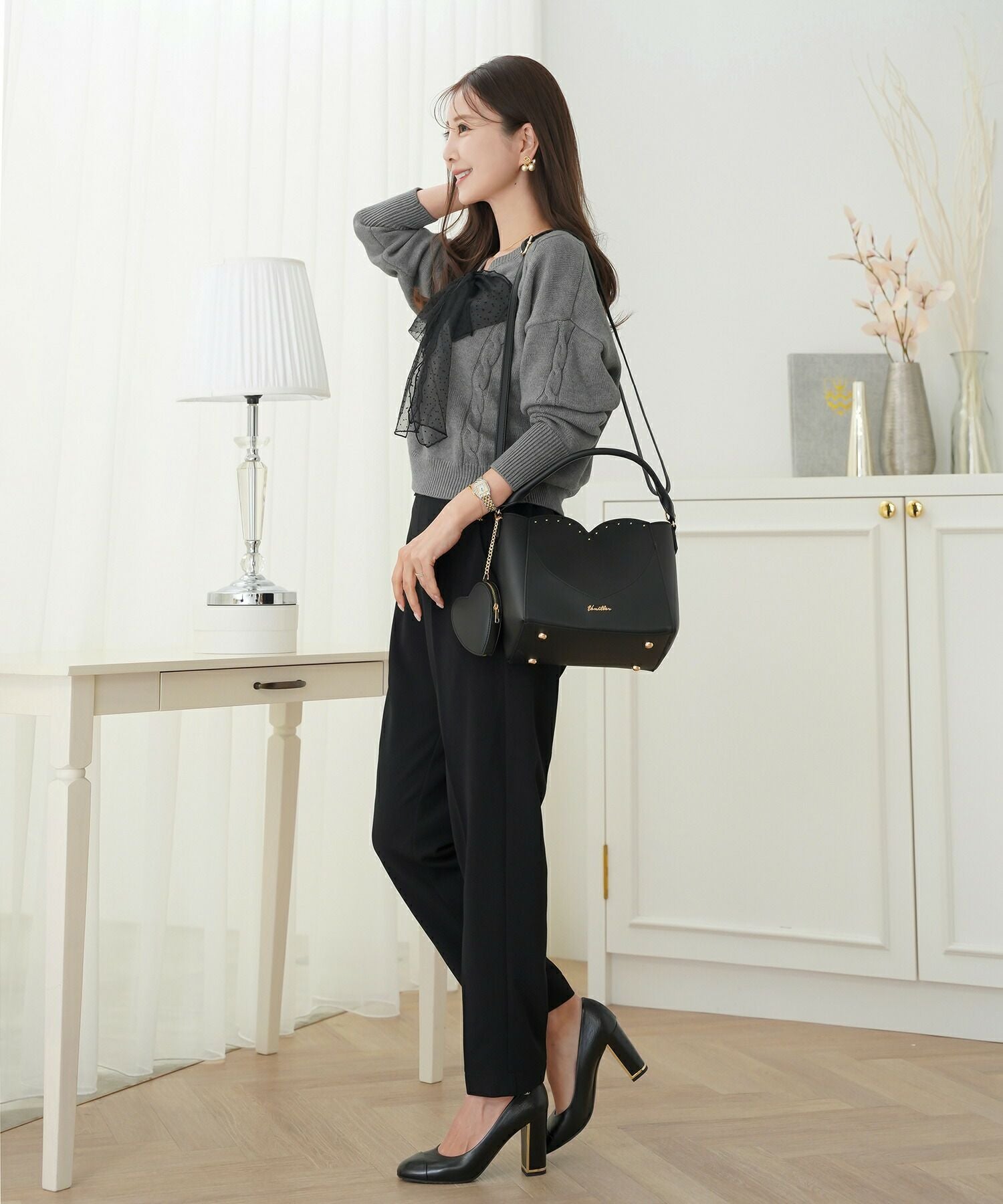 evelyn ハートポーチチェーンバッグ 可愛くてエレガント♪【Dior】Dior Caro チェーン ハートポーチ (Dior