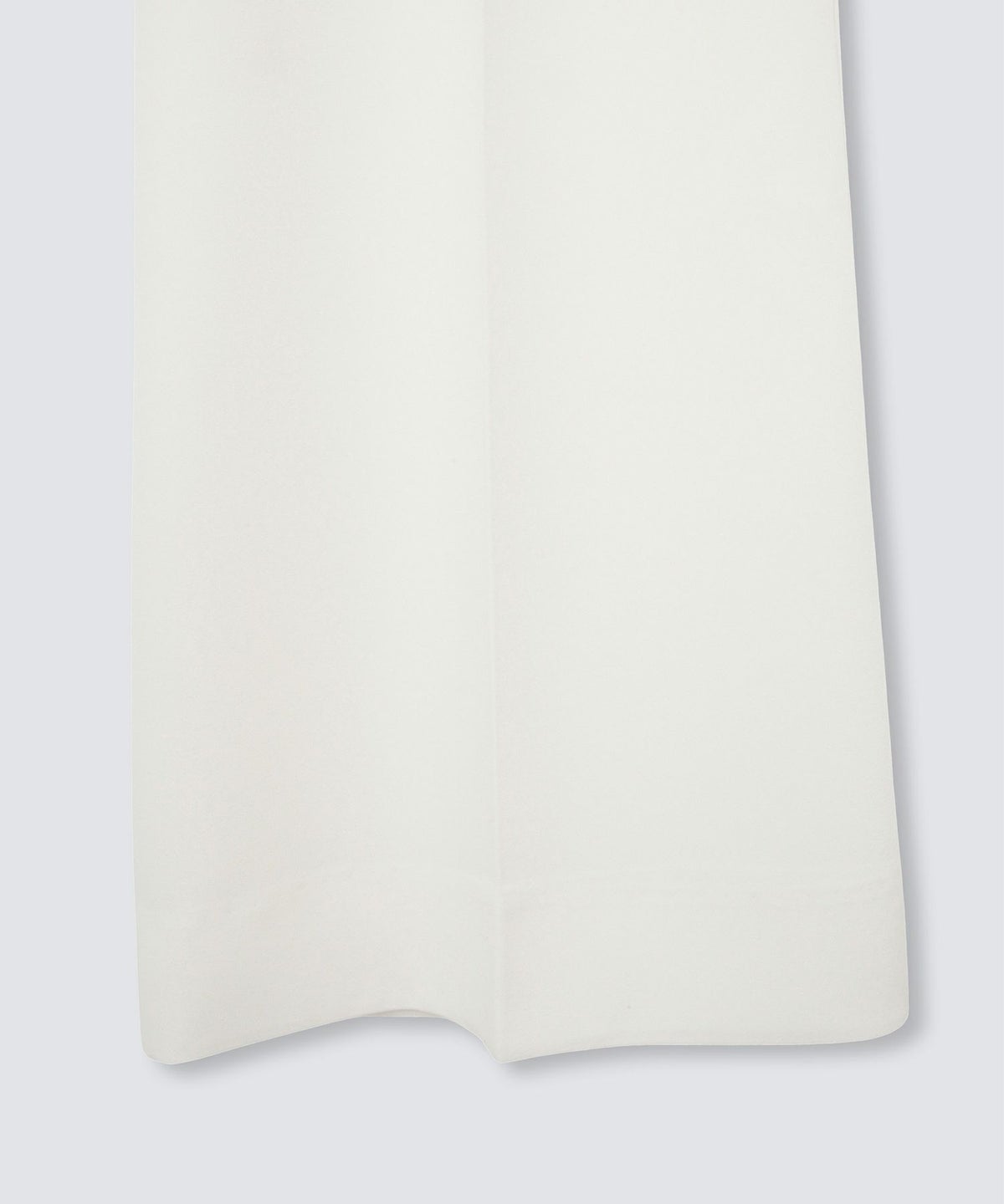 裾フレア セミワイドパンツ センタープレス 美脚 スラッシュポケット ホワイト/ブラック/S/M/ロング丈