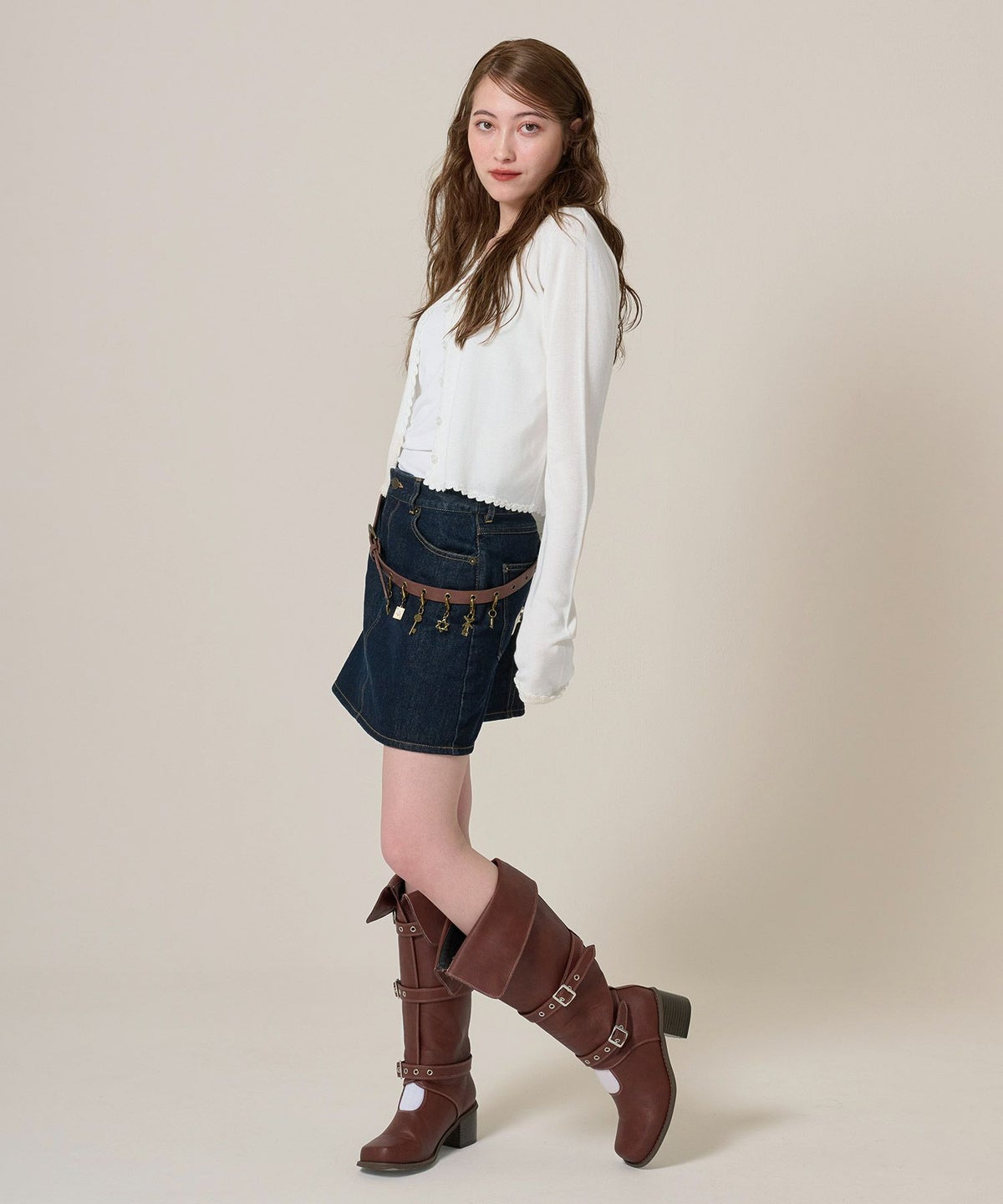 カーディガン/レース/刺繍入り