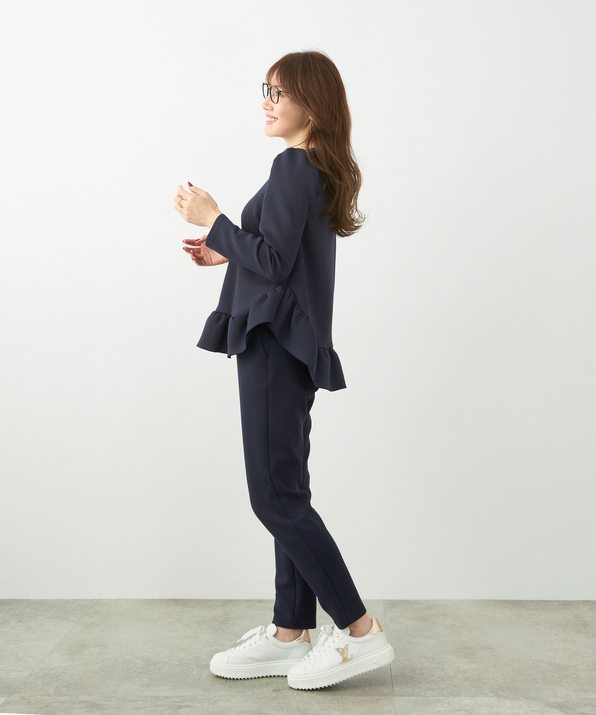 手洗い可 日本製 洗濯機 ウォッシャブル セットアップ対応 レディース体型カバー ストレッチ ジョイントスペース