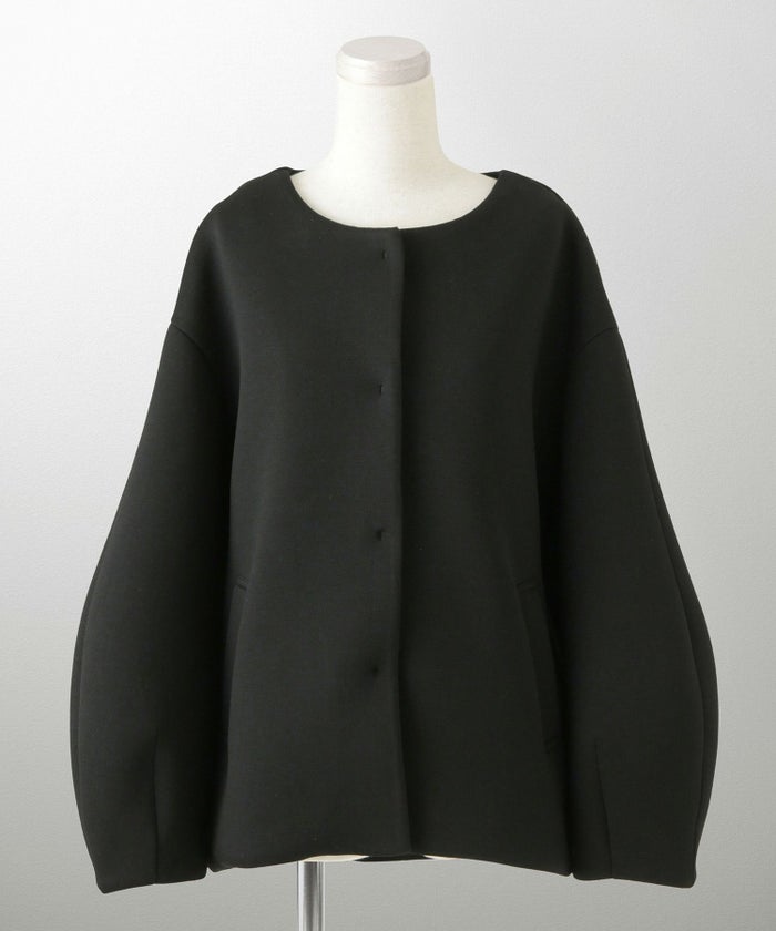 レディース 春 上品 きれいめ/グレー/イエロー/ブラック/M/ノーカラー/長袖