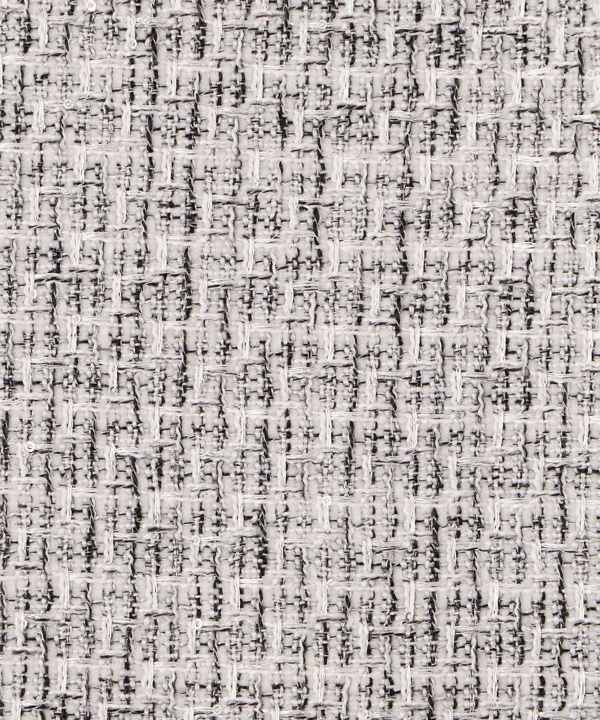 ツイード フリルヘム スパンコール チェック 上品 ミニ丈 グレーミックス/ベージュ/ブラック/M