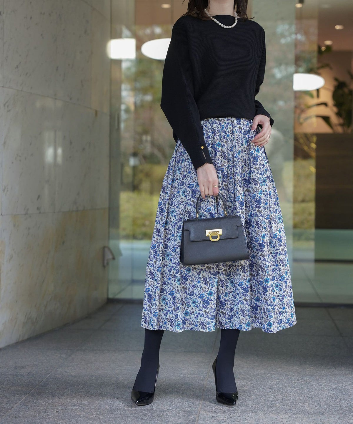 レディース ボートネック 袖 春/アイボリー/ピンク/グレー/ブラック/M/スリット/長袖