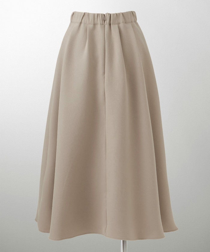 アシンメトリーデザイン ラッフル ラップスカート アイボリー/キャメル/ブラック/M