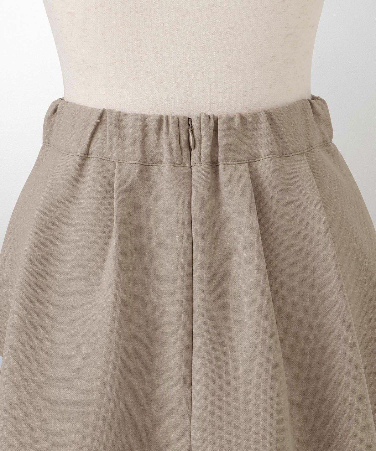 アシンメトリーデザイン ラッフル ラップスカート アイボリー/キャメル/ブラック/M