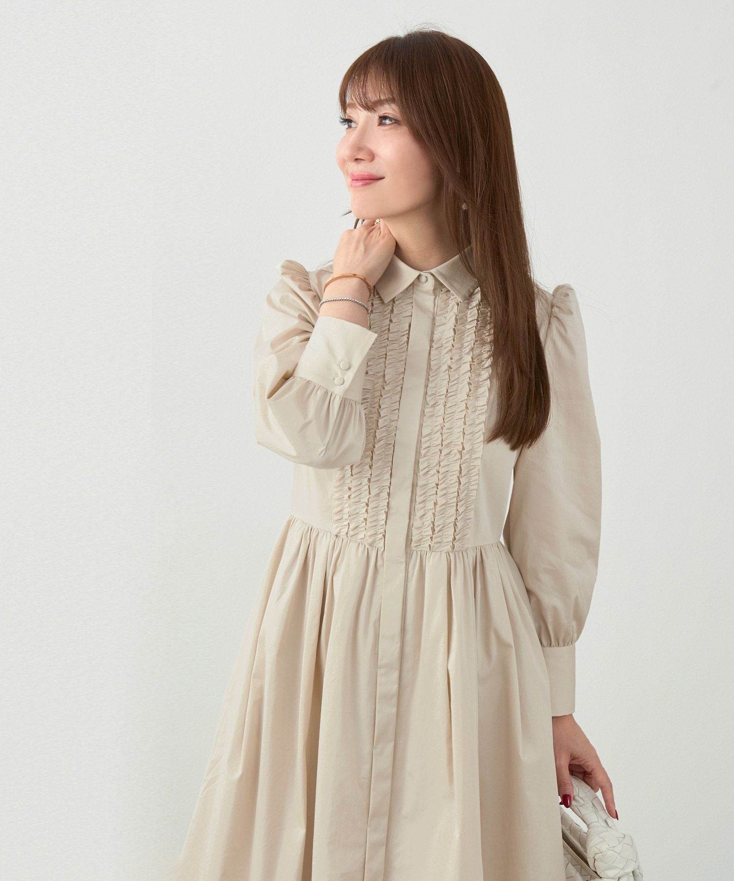 フリル シャツ ワンピース Liala×PG 全2色｜lpg311-2069【1】