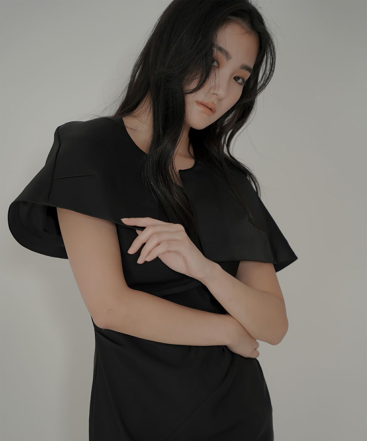 サテン ケープ ジャケット KINO THE KEI