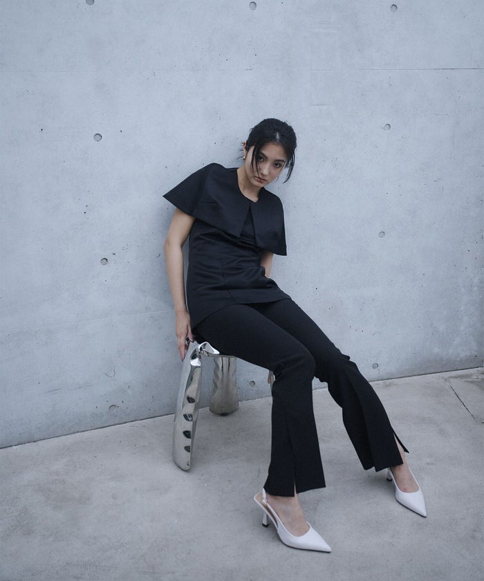 サテン ケープ ジャケット KINO THE KEI