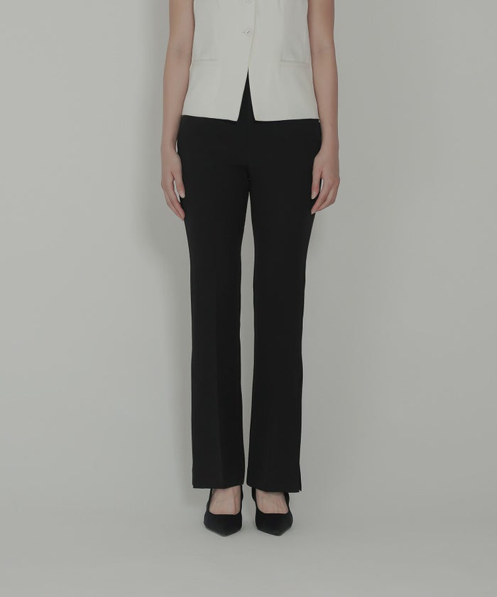 裾 スリット スラックス パンツ KINO THE KEI