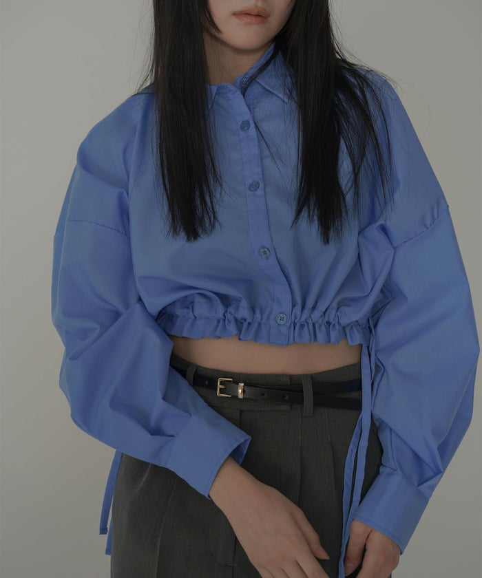 ショート ギャザー シャツ KINO THE KEI