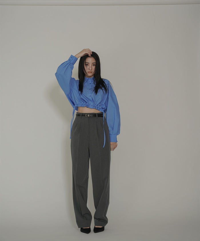 ショート ギャザー シャツ KINO THE KEI