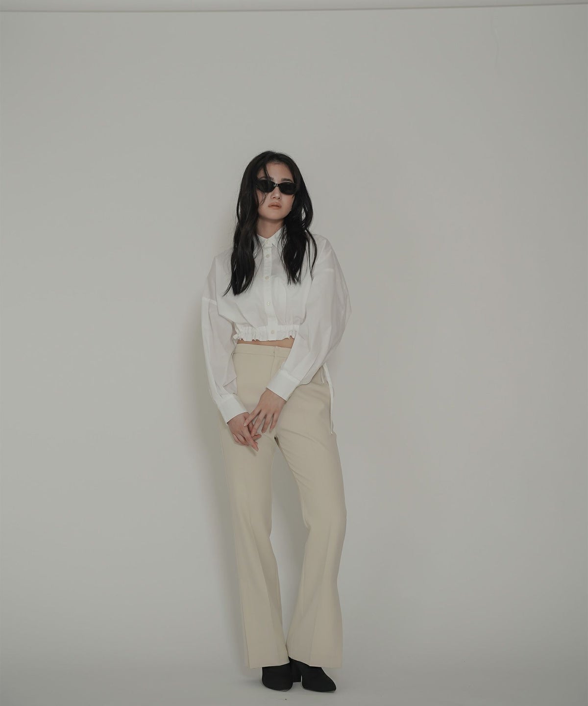 ショート ギャザー シャツ KINO THE KEI