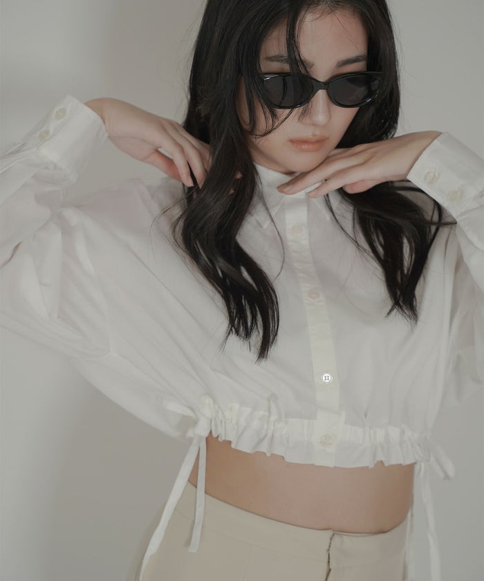 ショート ギャザー シャツ KINO THE KEI