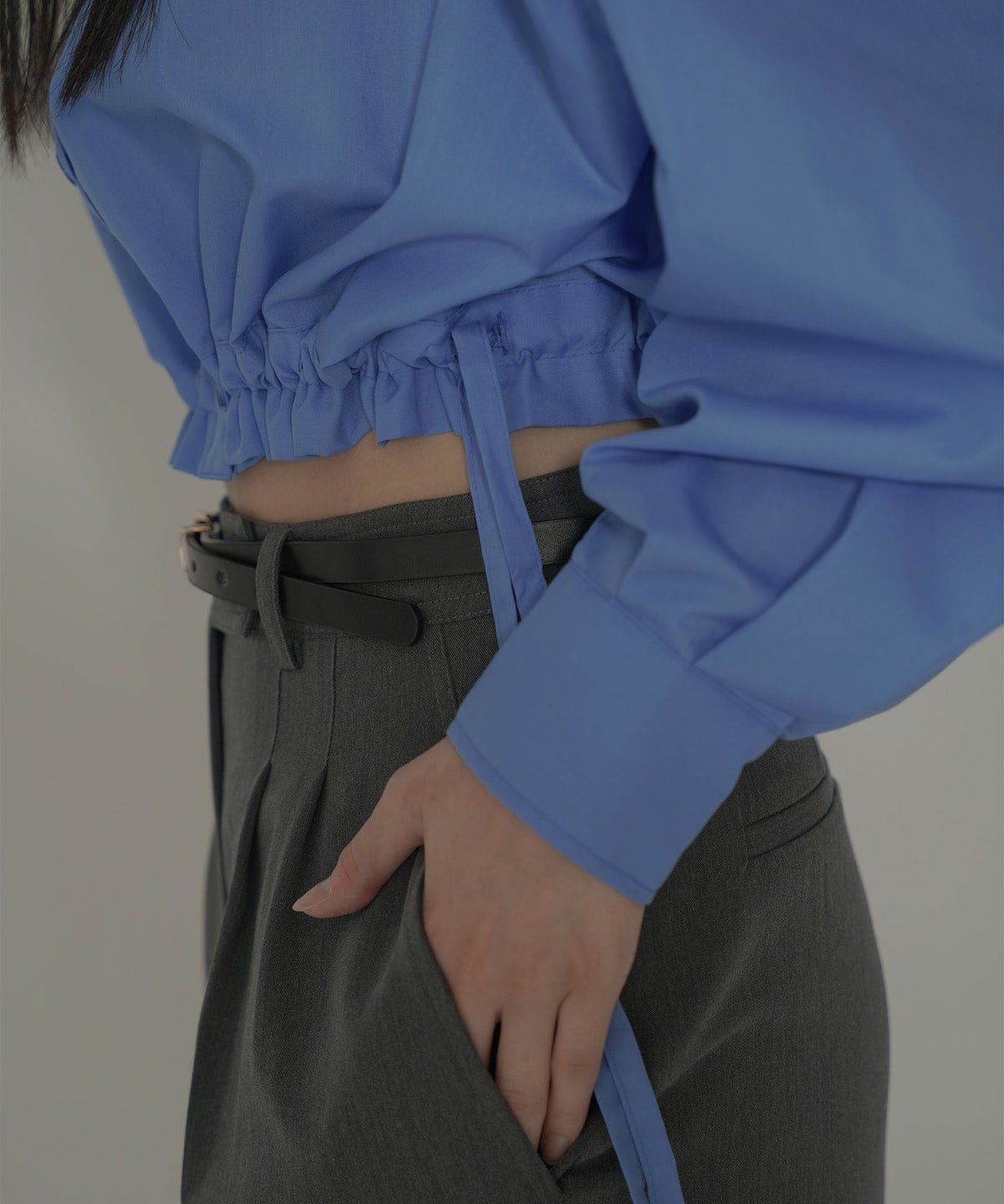 ショート ギャザー シャツ KINO THE KEI