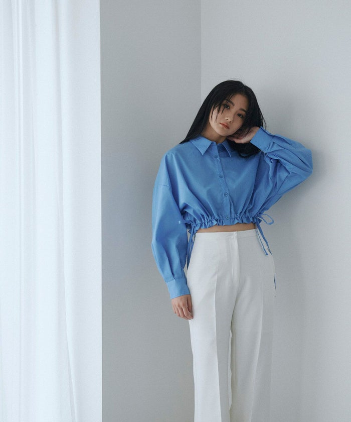 ショート ギャザー シャツ KINO THE KEI