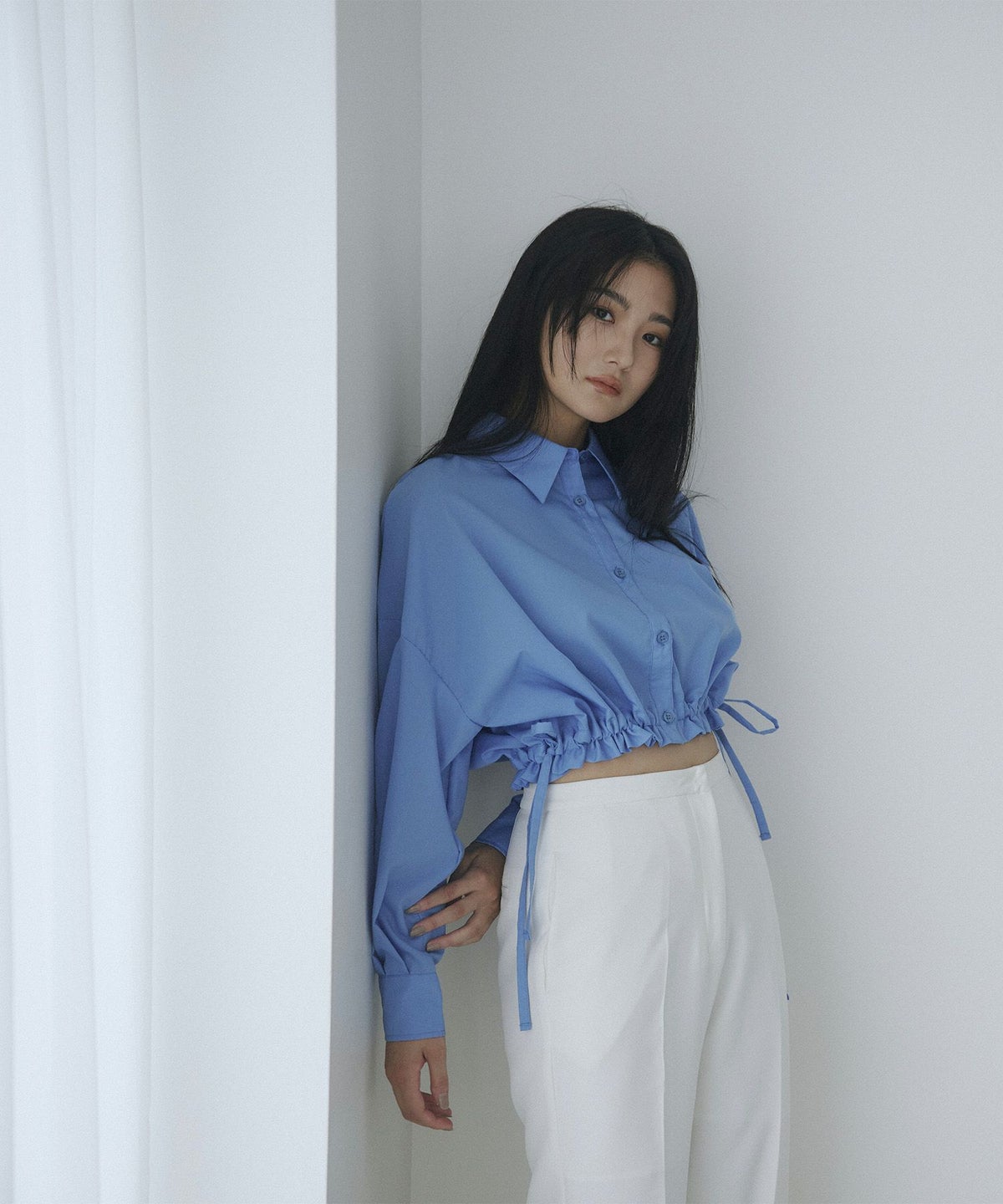 ショート ギャザー シャツ KINO THE KEI