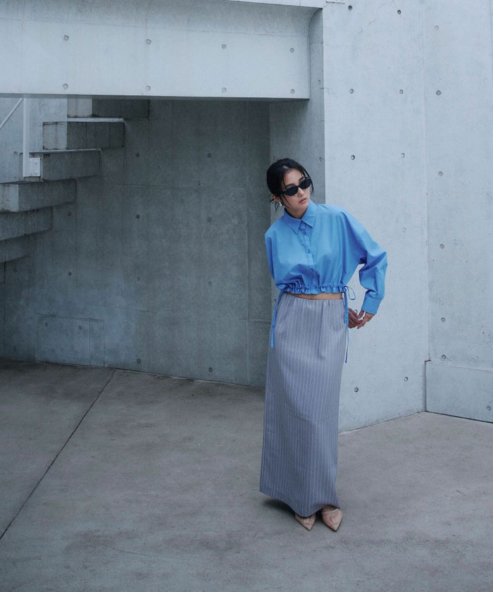 ショート ギャザー シャツ KINO THE KEI