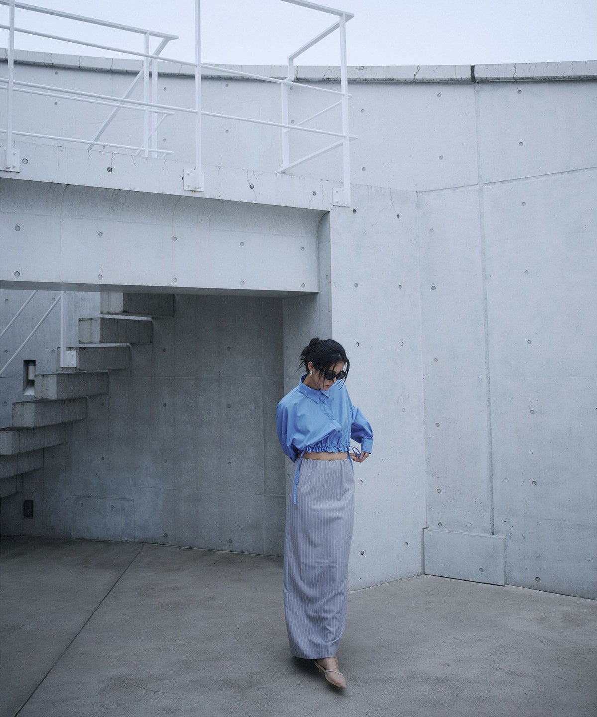 ショート ギャザー シャツ KINO THE KEI