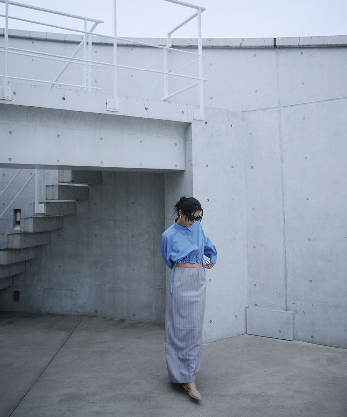 ショート ギャザー シャツ KINO THE KEI