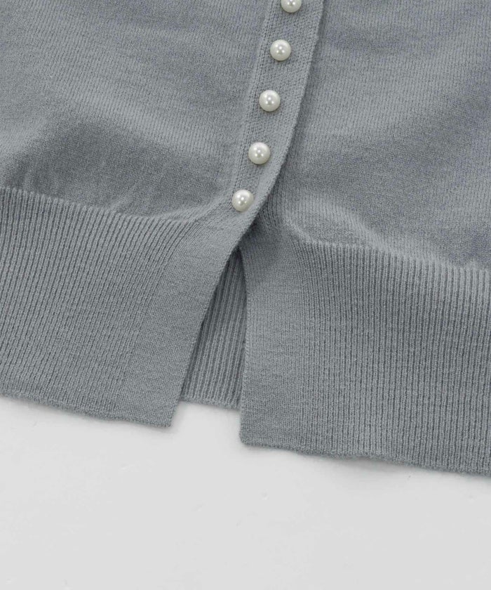 セレクトウォッシャブルトップスニットハイゲージ春秋冬レディースオフィスきれいめかわいい上品大人白黒ジョイントスペース