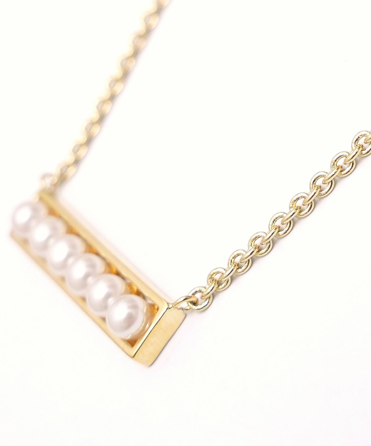 パール レクタングル ネックレス Pearl Rectangle Necklace