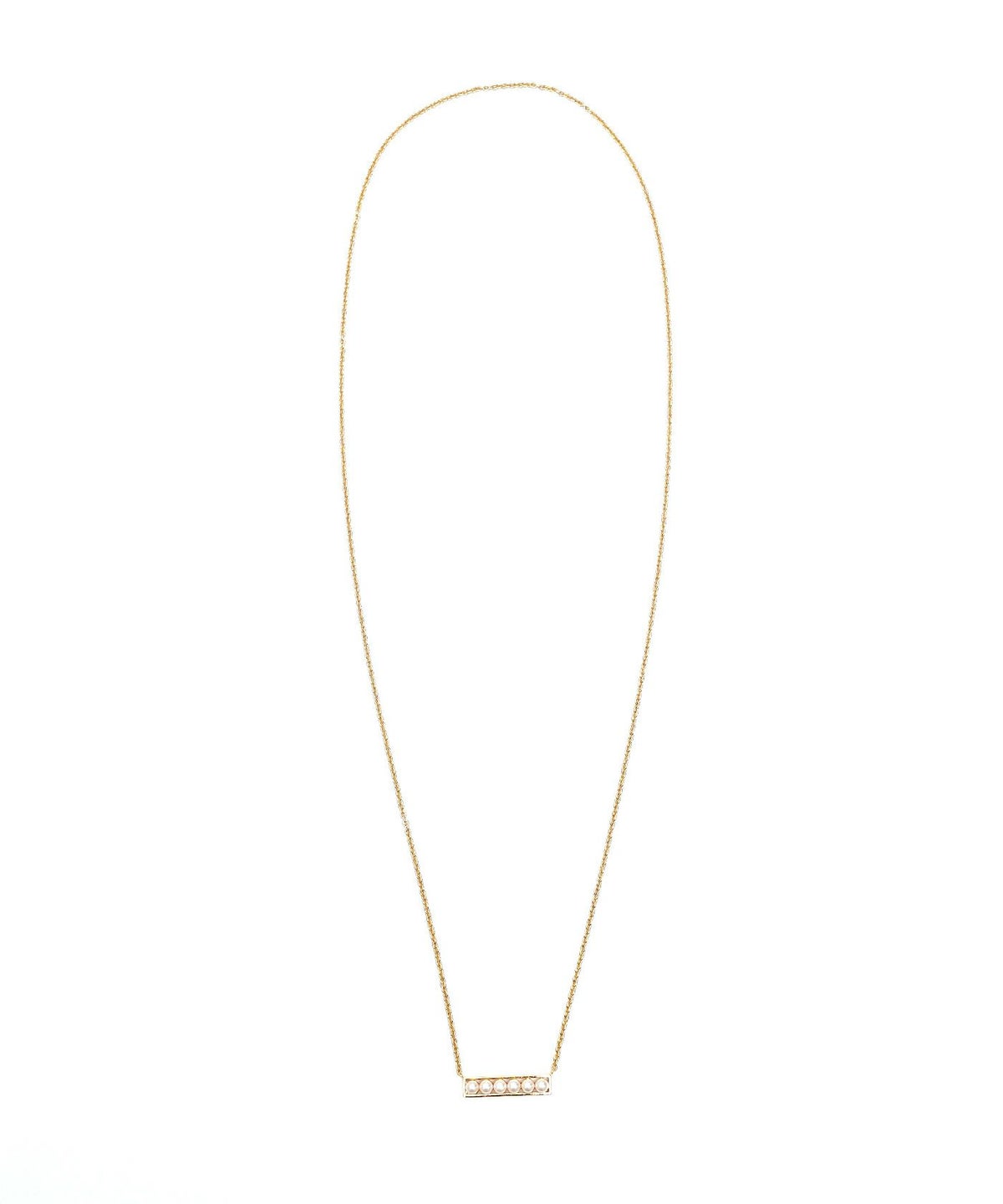 パール レクタングル ネックレス Pearl Rectangle Necklace