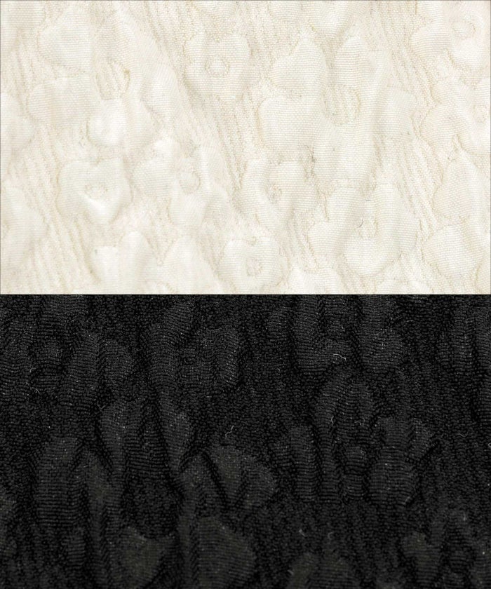 手洗い可イレヘムパフ袖フェミニン春上品大人可愛いきれいめジョイントスペース