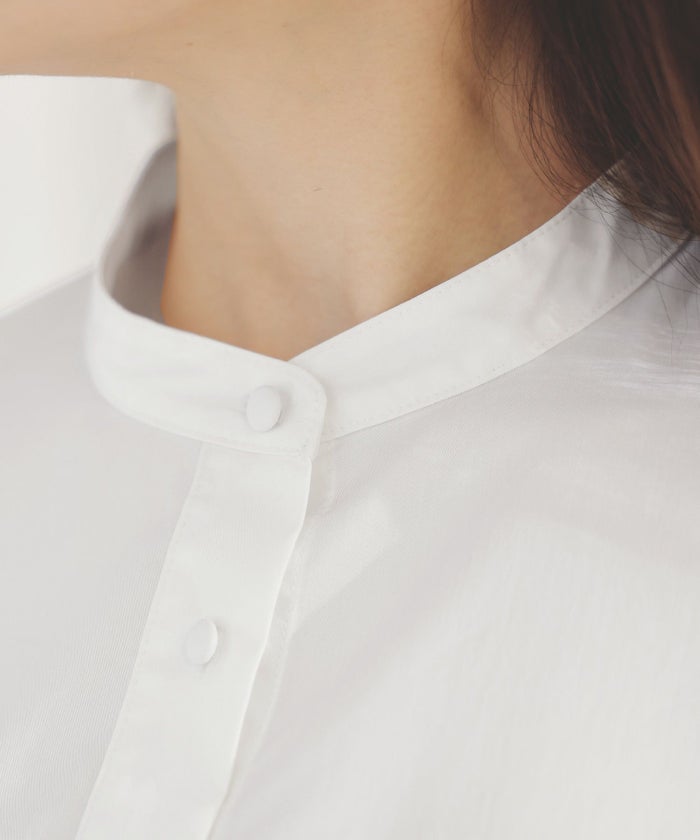 手洗い可くるみ釦フェミニンオフィス春上品大人可愛いきれいめジョイントスペース