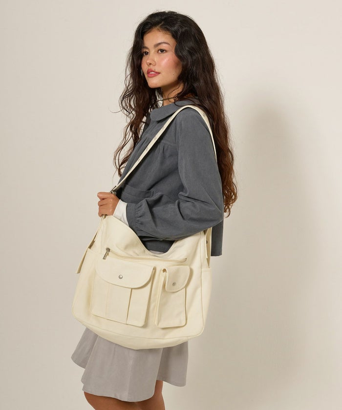 ショルダーバッグ/バッグ/キャンバス地