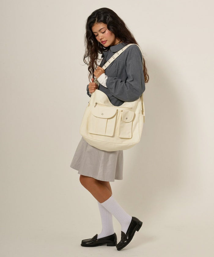 ショルダーバッグ/バッグ/キャンバス地