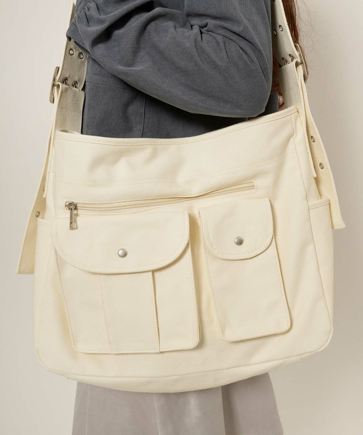 ショルダーバッグ/バッグ/キャンバス地